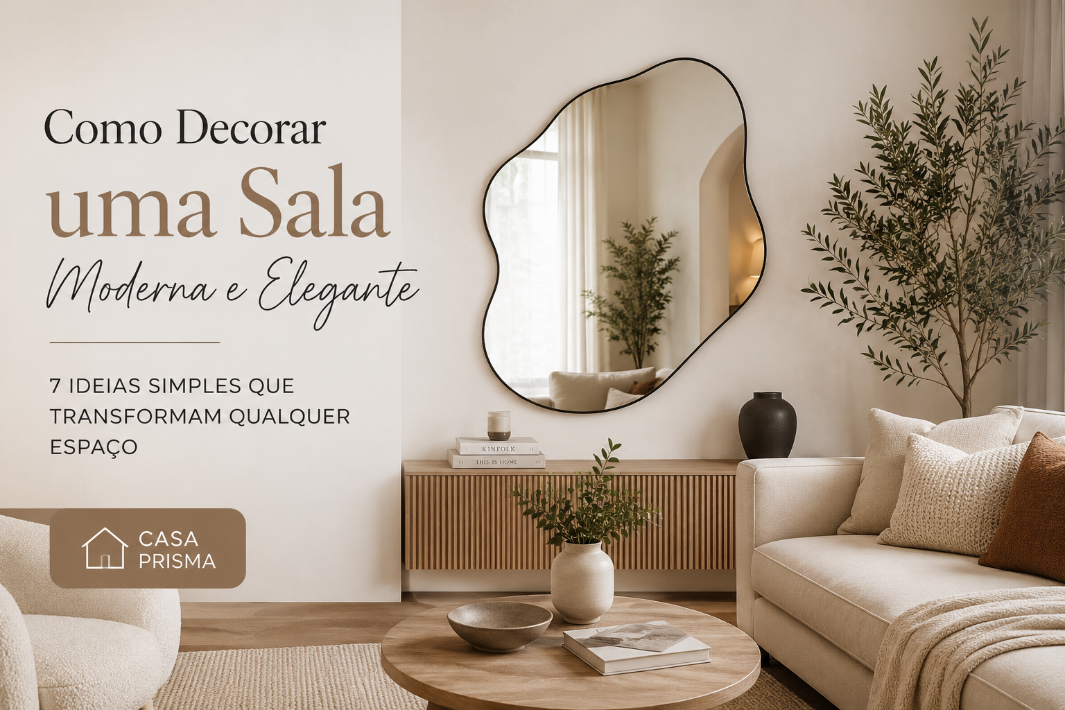 Como Decorar uma Sala Moderna e Elegante: 7 Ideias Simples que Transformam Qualquer Espaço