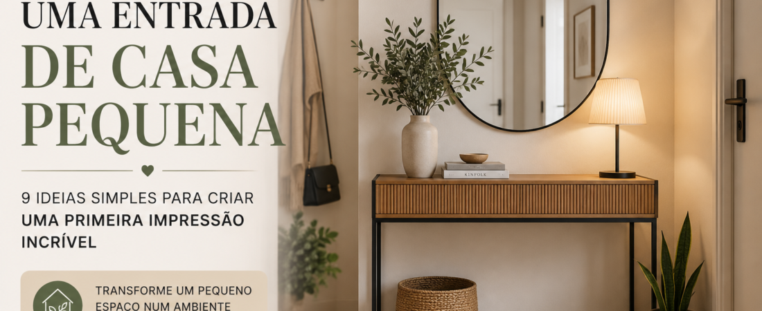 Como Decorar uma Entrada de Casa Pequena: 9 Ideias Simples para Criar uma Primeira Impressão Incrível